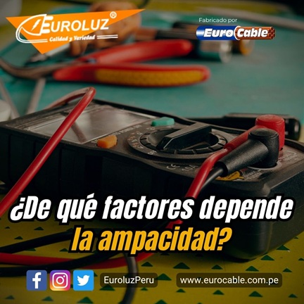 ¿De qué factores depende la ampacidad?