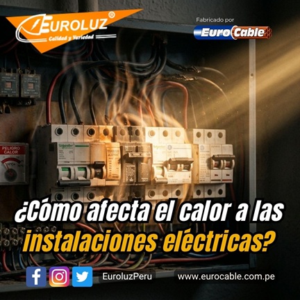 ¿Cómo afecta el calor a las instalaciones eléctricas?